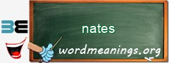 WordMeaning blackboard for nates